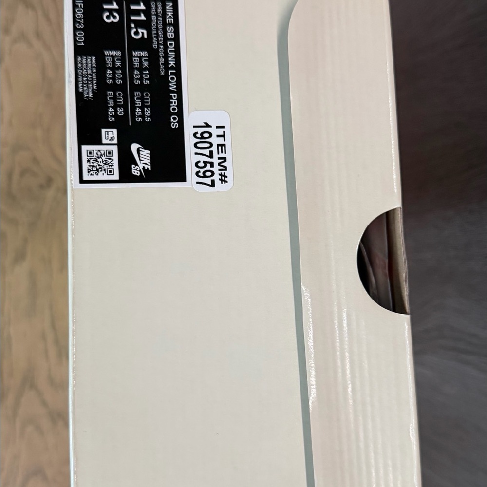 Nike SB Dunk Low Pro White Box